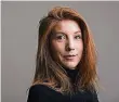  ??  ?? Die Journalist­in Kim Wall wurde am 10. August zuletzt gesehen.