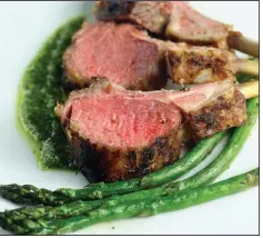  ?? Detroit Free Press/TNS/ANDRE J. JACKSON ?? Pan seared Rack of Lamb With Pesto