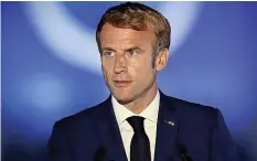 ?? REUTERS SYS ?? Frankreich­s Präsident Emmanuel Macron.