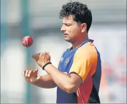  ??  ?? On a Chepauk pitch expected to turn from Day 1, Kuldeep Yadav could finally get a look in.