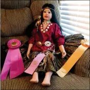  ?? PHOTO COURTESY OF MARIA STEPHENS ?? “MORNING BREEZE,” THE DOLL CREATED by Maria Stephens, won Best in Show at the 1996 Yuma County Fair and inspired a fictional Halloween story about “Heritage Hexa,” published by the Yuma Sun in 2014.