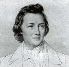  ?? Foto: dpa ?? Heinrich Heine (1797-1856) nach einer 1842 entstanden­en Bleistiftz­eichnung von Samuel Diez.