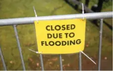  ??  ?? Olympic Island remains closed and there will be some other areas that are clearly marked as inaccessib­le because of groundwate­r.