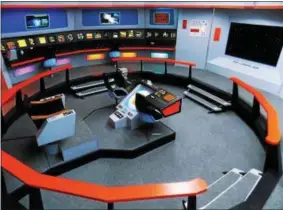  ?? PHOTOS PROVIDED ?? A full-sized bridge of the USS Enterprise will be a part of this weekend’s Trekondero­ga.