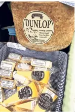  ??  ?? Ayrshire Dunlop cheese is among several traditiona­l Scottish cheeses.