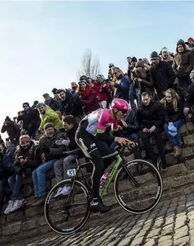  ??  ?? Czech national champion Štybar chased down every attack he could on the cobbles, to no avail