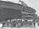  ?? BOB SELF/FLORIDA TIMES-UNION ?? The Packers-Saints game was moved to Jacksonvil­le because TIAA Field was the closest available stadium.