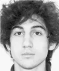  ??  ?? Dzhokhar Tsarnaev