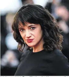  ??  ?? Asia Argento wird ein Übergriff in einem Hotelzimme­r vorgeworfe­n