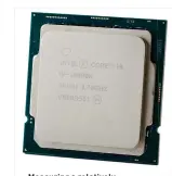  ??  ?? Measuring a relatively dainty 206.1mm2, the Comet Lake Core i9-10900K squeezed in 10 CPU cores alongside 24 GPU EUs.