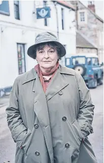  ?? ?? Brenda Blethyn is happy to be playing detective Vera in the series’ first Christmas special.