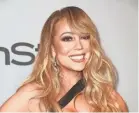  ??  ?? Mariah Carey could have something to sing about on Oscar night. GETTY IMAGES
