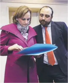  ??  ?? ► Carolina Goic y Fuad Chahín.