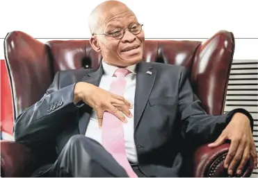  ?? Picture: Sebabatso Mosamo ?? Chief Justice Mogoeng Mogoeng has taken long leave, effectivel­y ending his tenure as chief justice months before his retirement date.