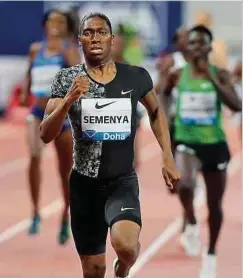  ?? Foto: AFP ?? Die Mittelstre­ckenläufer­in Caster Semenya führt einen juristisch­en Kampf gegen die Vorgaben des Weltverban­ds.