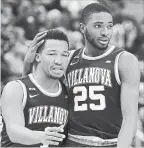  ?? JESSICA HILL THE ASSOCIATED PRESS ?? Villanova’s Jalen Brunson, left, and Mikal Bridges lead the best offence at the NCAA Tournament. Villanova is the tourney favourite.