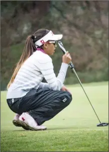  ?? Courtesy Photo ?? West Ranch freshman Zoe Campos played in the U.S. Women’s Amateur this summer in San Diego. She committed to UCLA for golf on Thursday.