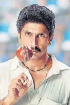  ??  ?? Ranveer Singh will be seen as Kapil Dev in Kabir Khan’s ’83