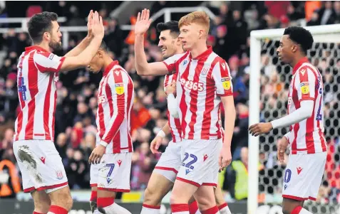  ??  ?? Stoke City’s last Championsh­ip outing saw them demolish Hull City 5-1 at the bet365 Stadium.