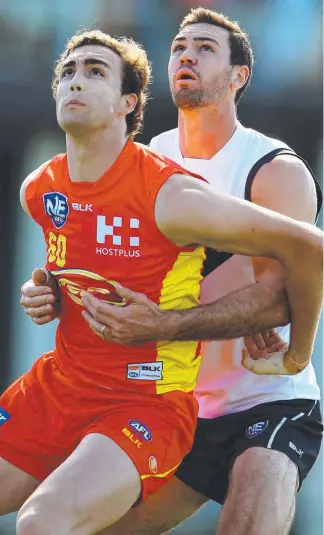  ??  ?? Gold Coast talent Brayden Crossley is one of 10 Suns players selected for the AFL Allies.