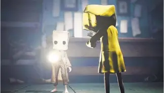 ?? Tarsier Studios Bandai Namco ?? TWO timid children connect in “Little Nightmares 2.”