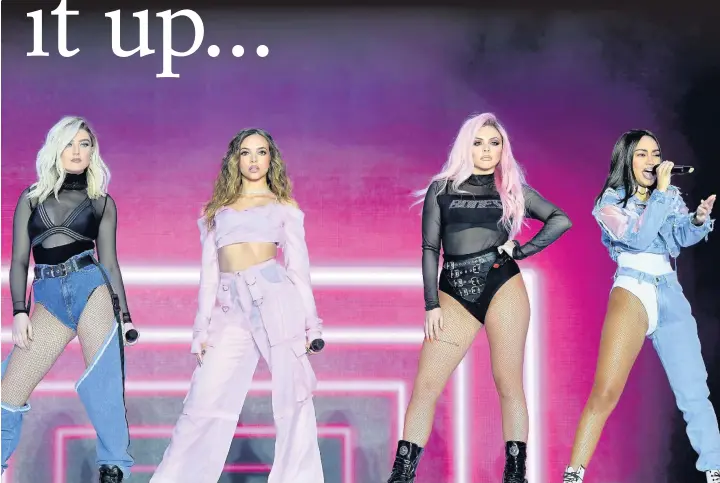  ??  ?? Girl group Little Mix are headed to the Welsh capital