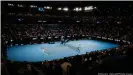  ??  ?? Halbvolles Haus: Rund 7.500 Zuschauer sahen das Finale in der Rod Laver Arena