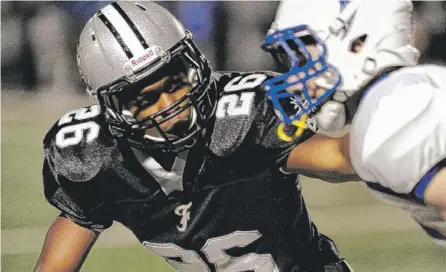  ?? | STEVE JOHNSTON/FOR SUN-TIMES MEDIA ?? Fenwick DB Aaron Garland recently picked up an offer from UConn. He already had offers from NIU, Western Michigan and Toledo.