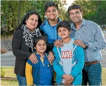  ?? PHOTO: SUPPLIED ?? Neil Lal and his family. Lal is already saving for the next stage in his own education, as well as saving education funds for each of his children.