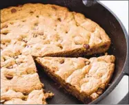  ?? The Associated Press ?? This recipe for Chocolate Chip Skillet Cookie can be found in the cookiebook, The Perfect Cookie