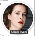  ??  ?? Serena Ryder