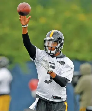  ?? THE ASSOCIATED PRESS ?? Pittsburgh Steelers quarterbac­k Joshua Dobbs will speak to a sold-out audience Friday at Red Bank Baptist Church as part of the “Night of Champions” event.