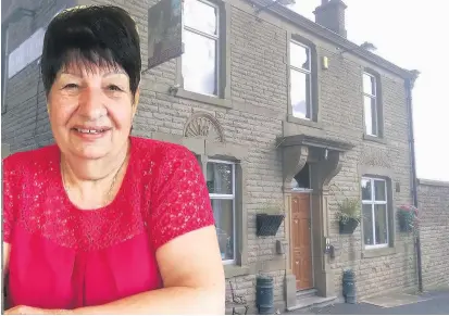  ??  ?? Jean Baxter is retiring as landlady of the Victoria Hotel in Great Harwood