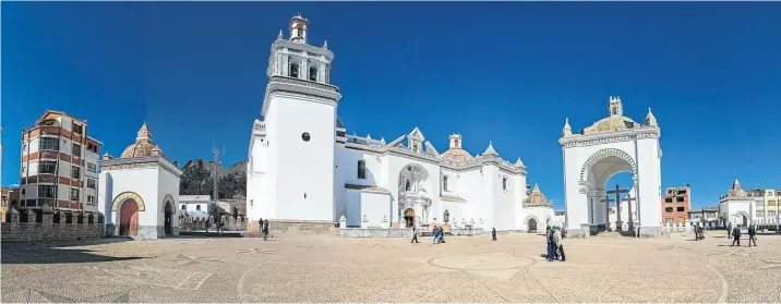  ?? Picture: 123rf.com/mathess ?? BLESSINGS The Basilica of Our Lady of Copacabana in the town of Copacabana, on Lake Titicaca.