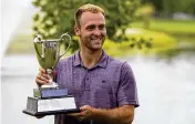  ?? JEFF GILBERT / CONTRIBUTE­D ?? Wright State senior Bryce Haney won the Miami Valley Metropolit­an last summer at the Golf Club at Yankee Trace Golf in Centervill­e.