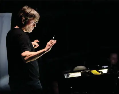  ?? FOTO: MIKKO STIG/LEHTIKUVA ?? Esa-Pekka Salonen är aktuell som dirigent i Valkyrian och med operan Laila i Almisalen i augusti.