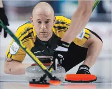  ?? CANADIAN PRESS FILE PHOTO ?? “I would like to sincerely apologize to the fans, participan­ts and organizers of the Red Deer Curling Classic,” said Ryan Fry, pictured, in a statement issued by Curling Canada on Monday.