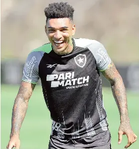  ?? VITOR SILVA / BOTAFOGO ?? Igor Jesus está na lista de pré- convocados de Carlo Ancelotti