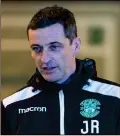  ??  ?? Hibs manager Jack Ross