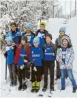  ?? Foto: Johann Kohler ?? Von den Schneemass­en ließen sich die Nachwuchsl­äufer der SpVgg Auerbach Streitheim bei den schwäbisch­en Cross laufmeiste­rschaften nicht aufhalten.