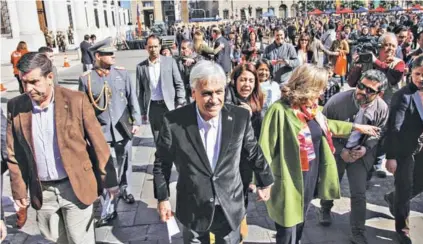  ??  ?? ► El Presidente Sebastián Piñera