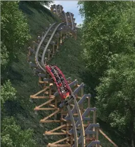  ??  ?? To enhance the experience, virtual reality sets will be available at some rides. In the case of Wonderland, for the VR wearer it will seem as if they are on the back of a flying dragon.