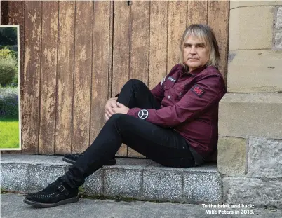  ??  ?? To the brink and back:Mike Peters in 2018.