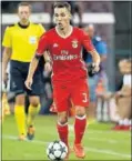  ??  ?? Grimaldo, con el Benfica.