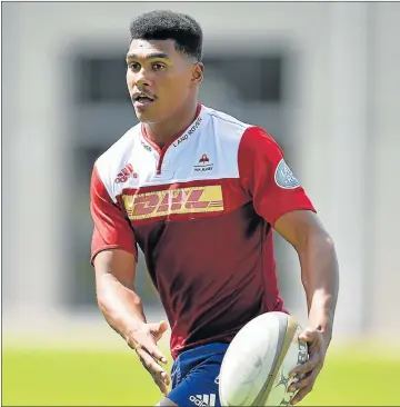  ?? Picture: GALLO IMAGES/ASHLEY VLOTMAN ?? IMPORTANT ROLE: Western Province’s Damian Willemse