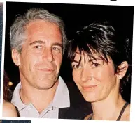  ?? ?? Former PA: Cimberly Espinoza in court yesterday, left. Above: Epstein and Maxwell