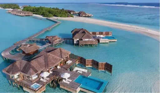  ?? PICTURE: CONRAD MALDIVES RANGALI ISLAND ?? VISTA: A sprawling villa at the Conrad Maldives Rangali Island.