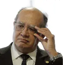  ?? Fátima Meira/Futura Press/Folhapress ?? Gilmar Mendes, presidente do Tribunal Superior Eleitoral