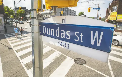  ?? ERNEST DOROSZUK / POSTMEDIA NEWS FILES ?? A report by Toronto city staff has advised removing Henry Dundas’s name in favour of something more suitable.