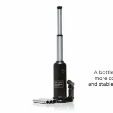  ??  ?? A bottle jack is more compact and stable than a Hi-Lift.